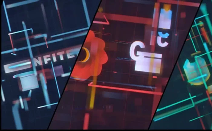 数字技术标志AE视频模版Digital Technology Logo