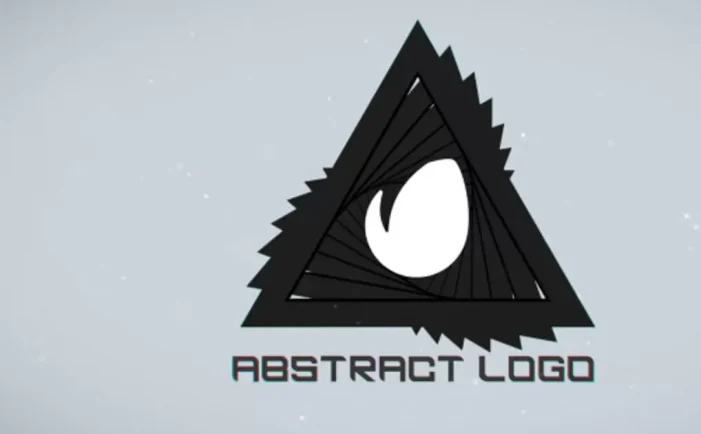 三角形变换形状logo标志AE视频模版Triangle Logo
