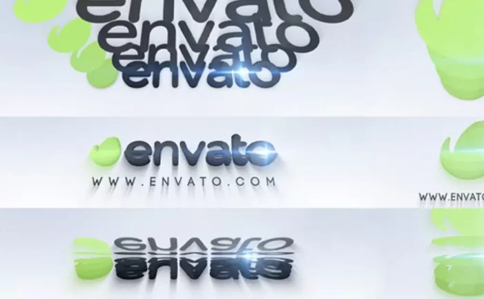 3D发光logo标志动画AE视频模版3D Logo Animation