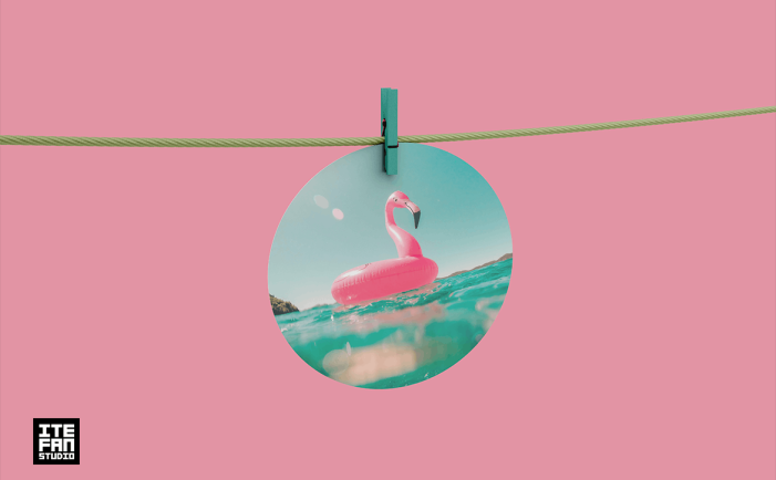 悬挂的圆形快照模型 (PSD)